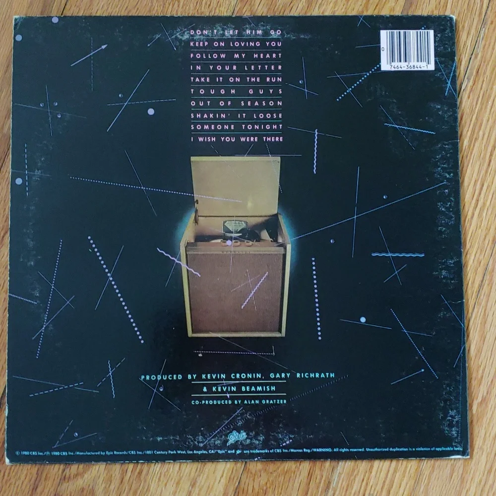 Reo Speedwagon Hi Infidelity, vinyl vintage record 1980 - Picture 2 of 10